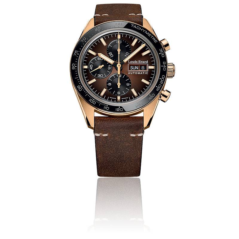 Montre La Sportive Bronze 78119BR16.BVD71 Louis Erard Ocarat