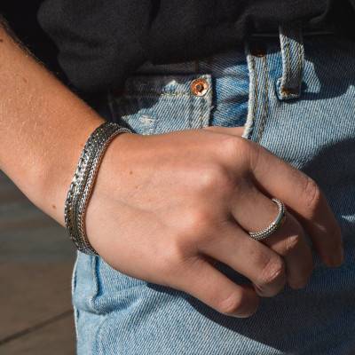 Triple Mini Bracelet, 17 cm to 21 cm Length - Buddha to Buddha