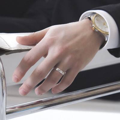 Silver Standard Half Eternity Band Cachopo, 4 mm Wide - Amore