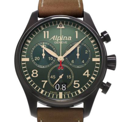 Montre AL-372GR4FBS6 Startimer pilot Chronograph - Alpina