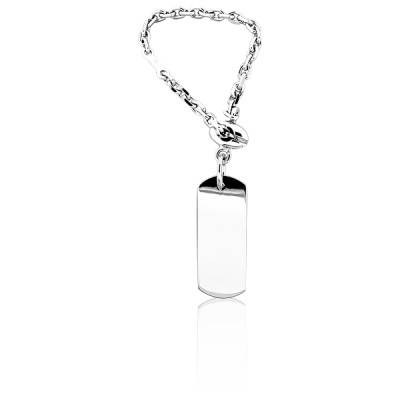 Polished Plate Keychain - Artemis