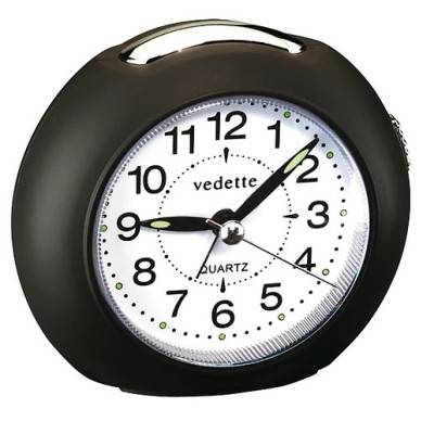Quartz Silent Sweep Alarm Clock 204.1013.05 - Vedette