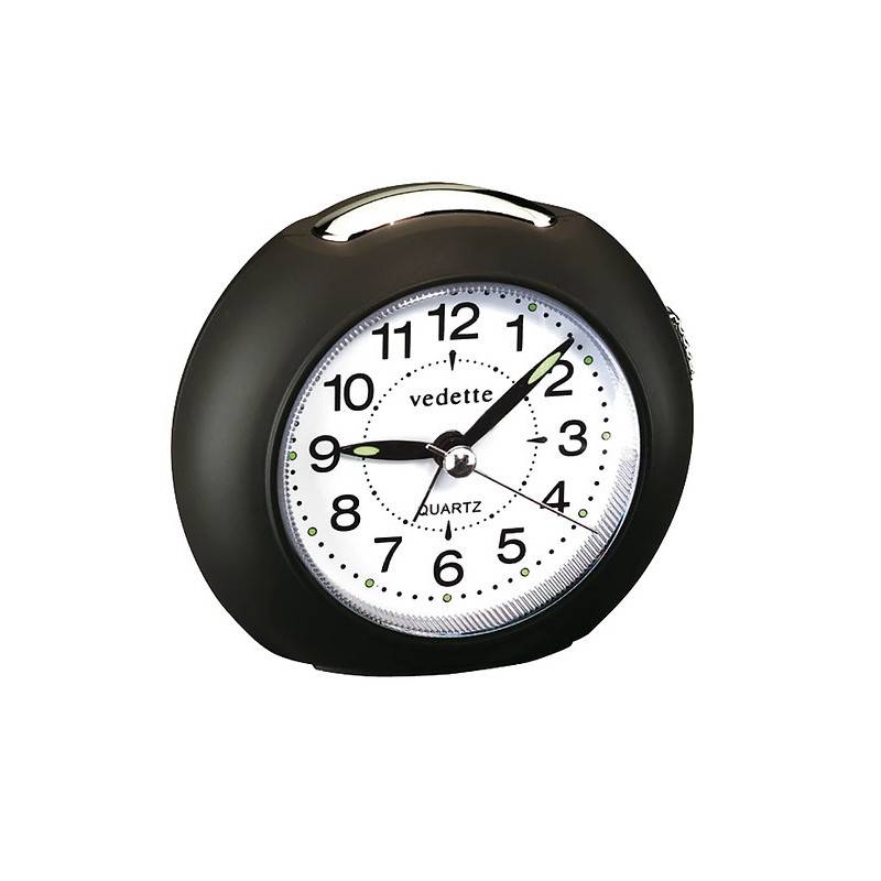 Quartz Silent Sweep Alarm Clock 204.1013.05 - Vedette