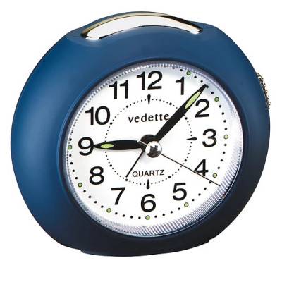 Quartz Alarm Clock with Silent Sweep Second Hand 204.1013.09 - Vedette