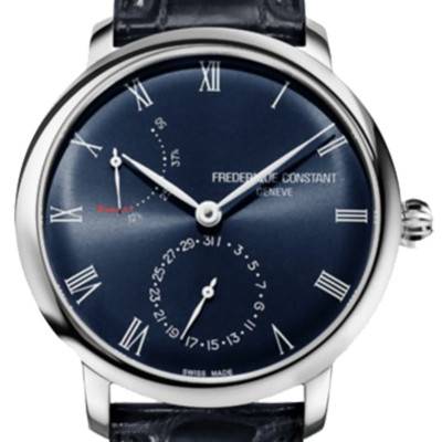 Montre Slimline Power Reserve Manufacture FC-723NR3S6 - Frédérique Constant
