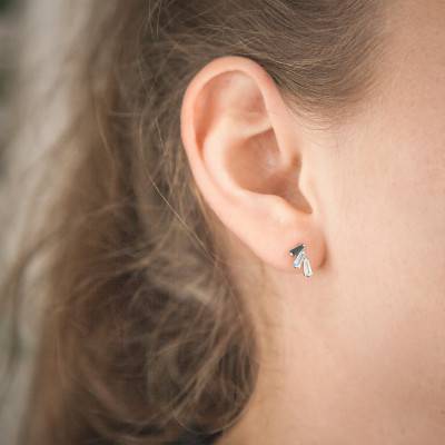 Boucles d'oreilles Or Blanc 375 ou 750 & Topazes - Aurora