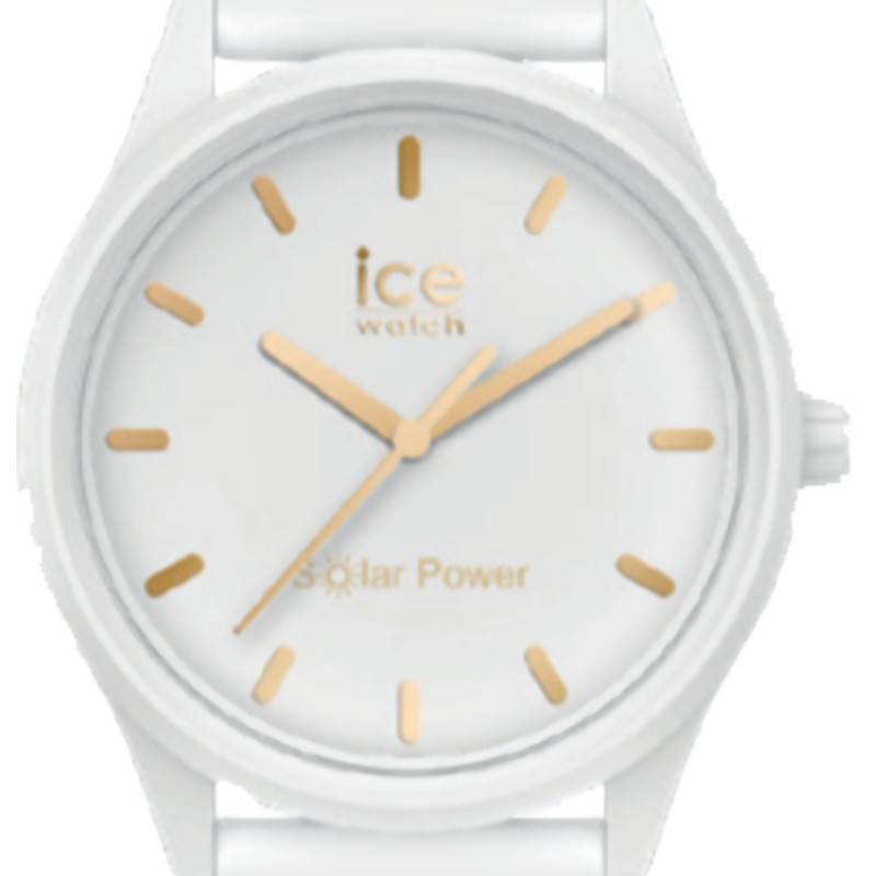 Montre ICE Solar Power White Gold Small 018474 Ice Watch Ocarat