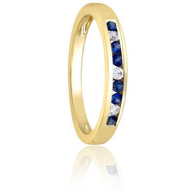 Deux Magnifiques Bagues En Saphir Bleu – Occasion