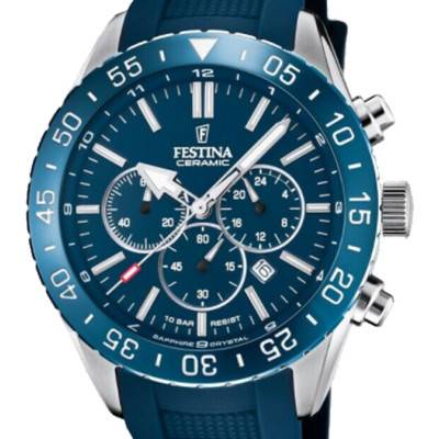 Ceramic Chronograph F20515/1 Watch - Festina