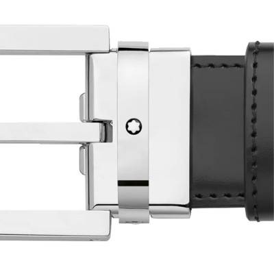 Ceinture affaires réversible noire & bleu, 126009 - Montblanc