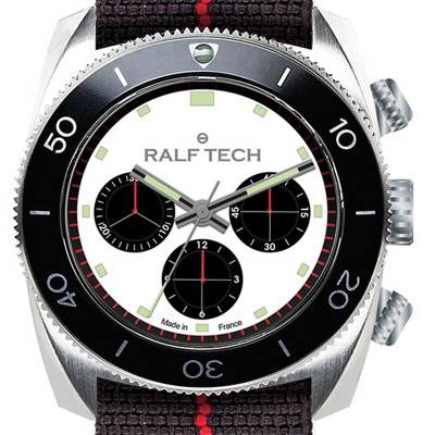 Montre WRV Chronographe « Barracuda » Panda / WRV 3101 - Ralf Tech