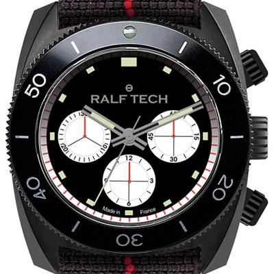 Montre WRV Chronographe Tachymètre Black « Panda Inversé » / WRV 3103 - Ralf Tech
