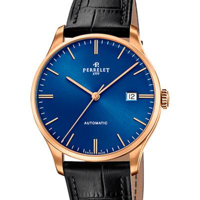 Weekend Rose Gold-Tone Steel Watch A1301/4 - Perrelet