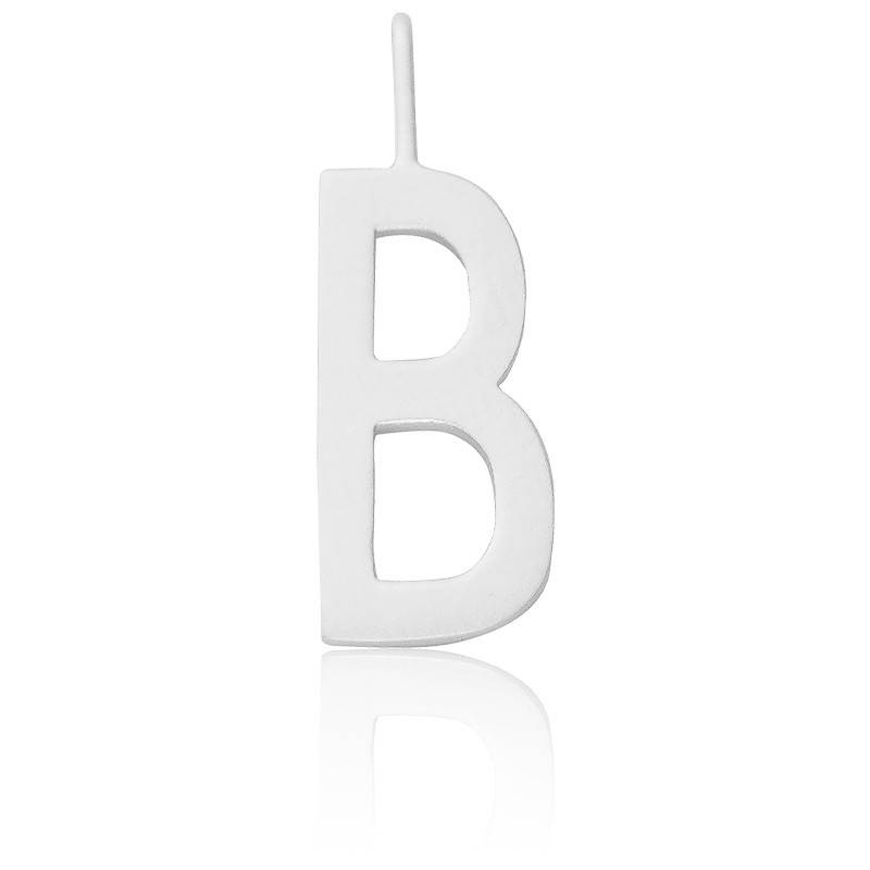 Pendentif Lettre B Charm Argent Massif - Design Letters - Ocarat