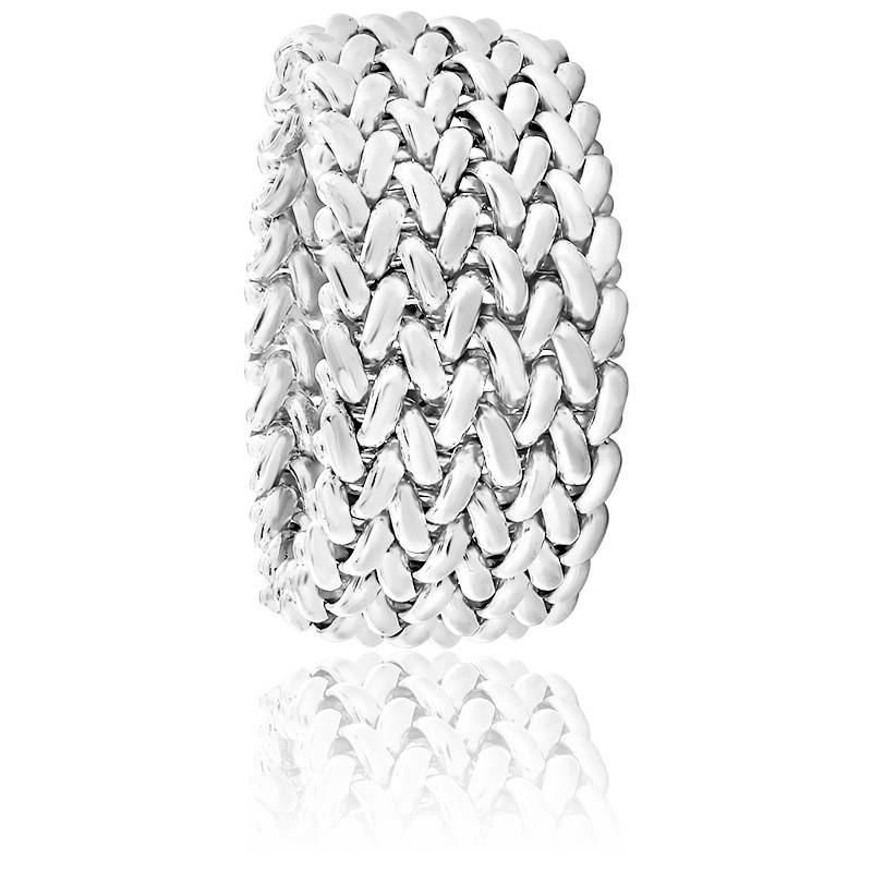 Bague Maille Milanaise Argent Guiot De Bourg Ocarat