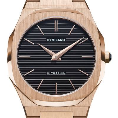 Montre Ultra Thin Rose Dorée UTBJ16 - D1 Milano