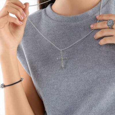 Cross Pendant - PE912-637-21 - Thomas Sabo