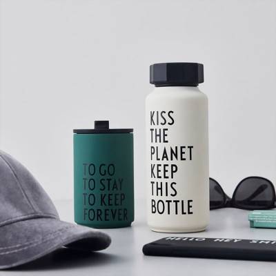 Bouteille Thermos Kiss The Planet - Design Letters