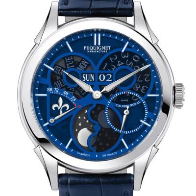 Montre Royale Saphir bleu 9010882F CB - Pequignet