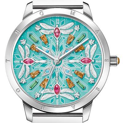 Montre Kaléidoscope Libellule turquoise WA0368-201-215 - Thomas Sabo