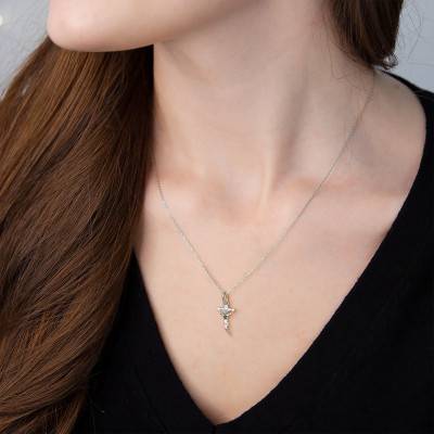 925 Silver Christ Cross Pendant - Vandona