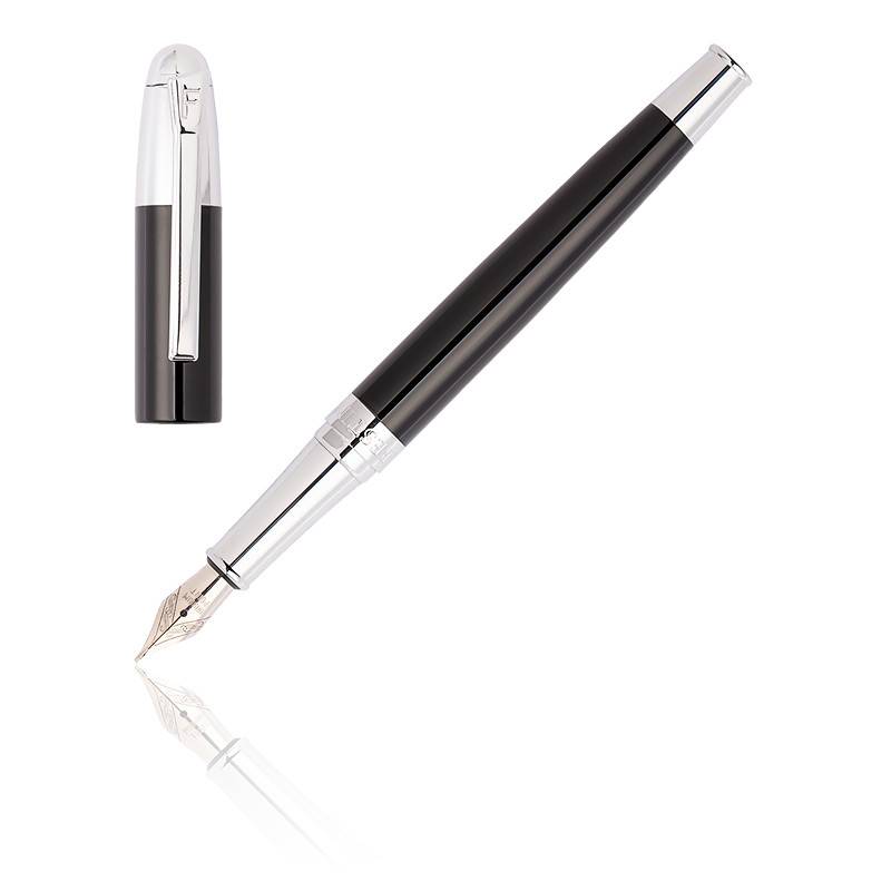 Stylo Plume Platiné Meisterstück Classique Noir- Montblanc - Ocarat