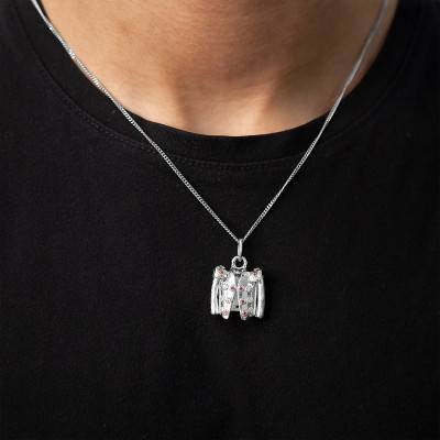 White Gold 375 or 750 Matador Jacket Pendant - Vandona