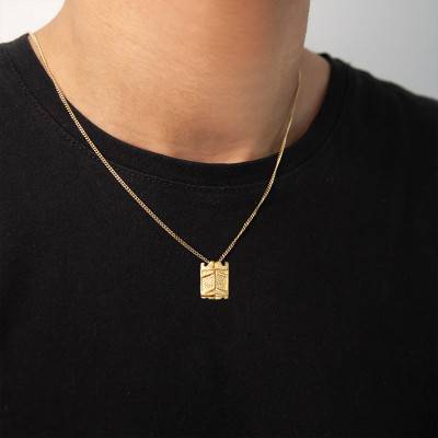 Yellow Gold Sétois Pavois Pendant - Vandona