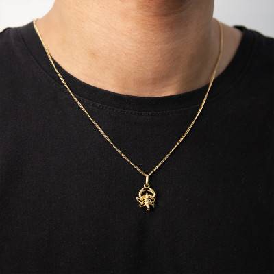 Yellow Gold Scorpion Pendant - Vandona
