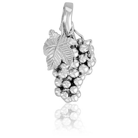 Pendentif Grappe De Raisin Diamants, Email Et Perles, Par Vever