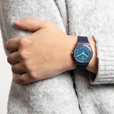 Montre Gent La Night Blue SO28N110 - Swatch