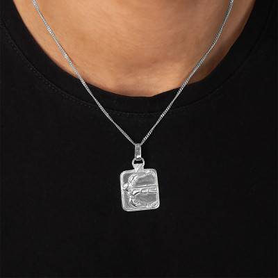 Pendentif Zodiaque Sagittaire Or Blanc - Vandona