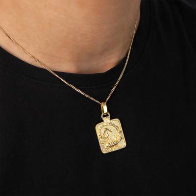 Pendentif Zodiaque Scorpion Or Jaune - Vandona