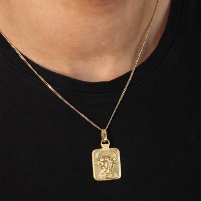 Pendentif Zodiaque Taureau Or Jaune - Vandona