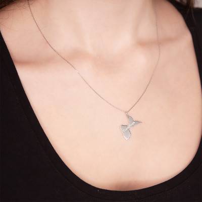 Guadeloupe Pendant in White Gold - Vandona