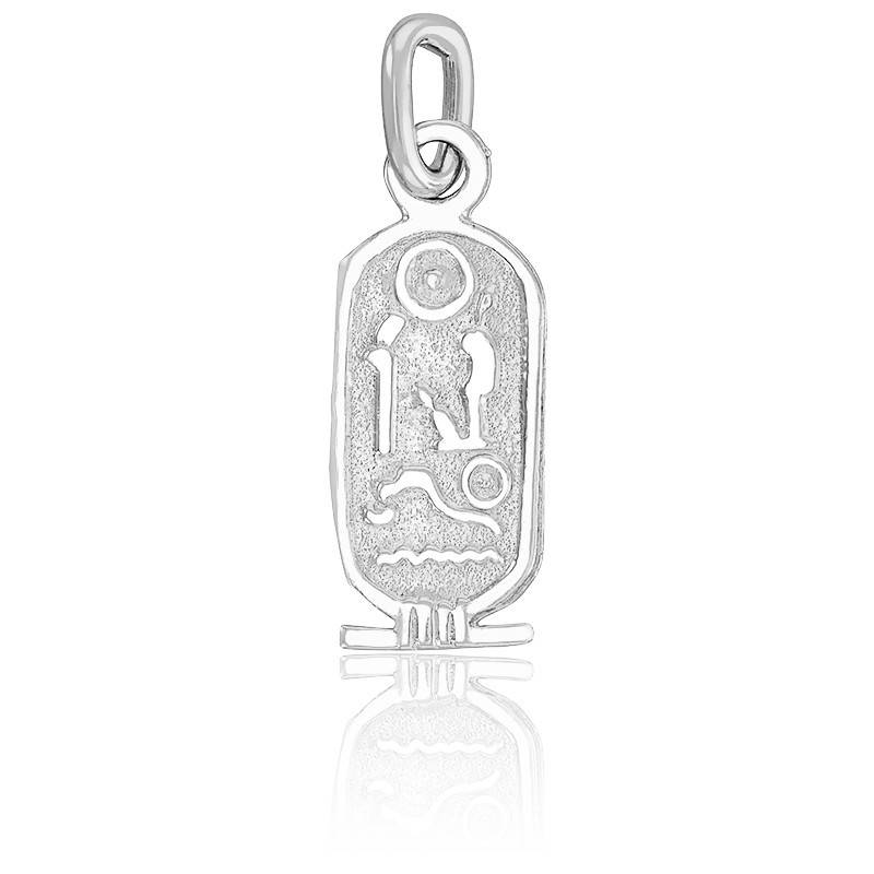 Pendentif Cartouche égyptien En Argent 925 - Alphabet Personnalisable, Bijou D'Égypte