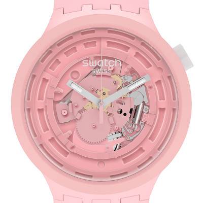 Big Bold Bioceramic C-Pink Watch SB03P100 - Swatch