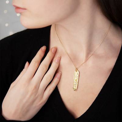 Yellow Gold Egyptian Pharaoh Pendant - Vandona