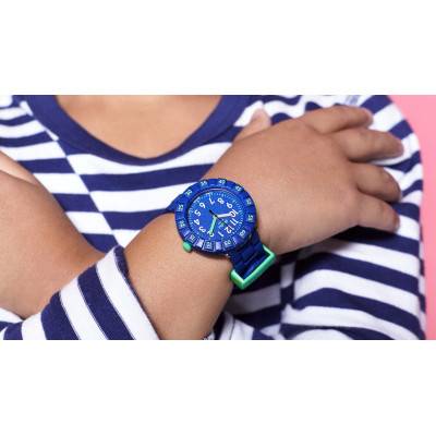 Solo Dark Blue FCSP086 Watch - Flik Flak