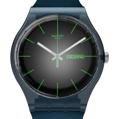Montre New Gent Blue Rebel SO29N704 - Swatch