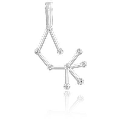 pendentif signe astrologique Balance (argent) - ASTRO de Mikado