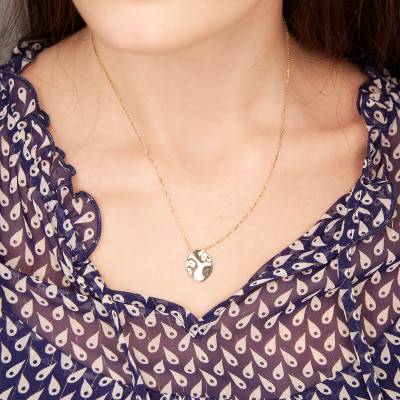 Colette Gold-Plated Necklace, 45 cm Length - Ana & Cha