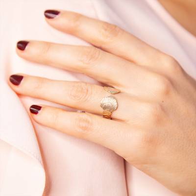 18K Yellow Gold Plated Louisette Ring - Ana & Cha