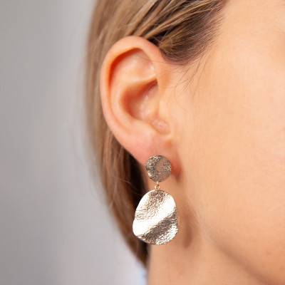 Boucles d'Oreilles Suzie Plaqué Or Jaune - Ana & Cha
