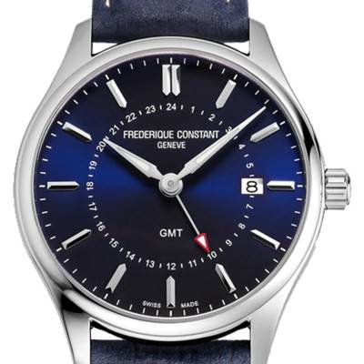 Montre Classics Quartz GMT FC-252NS5B6 - Frédérique Constant