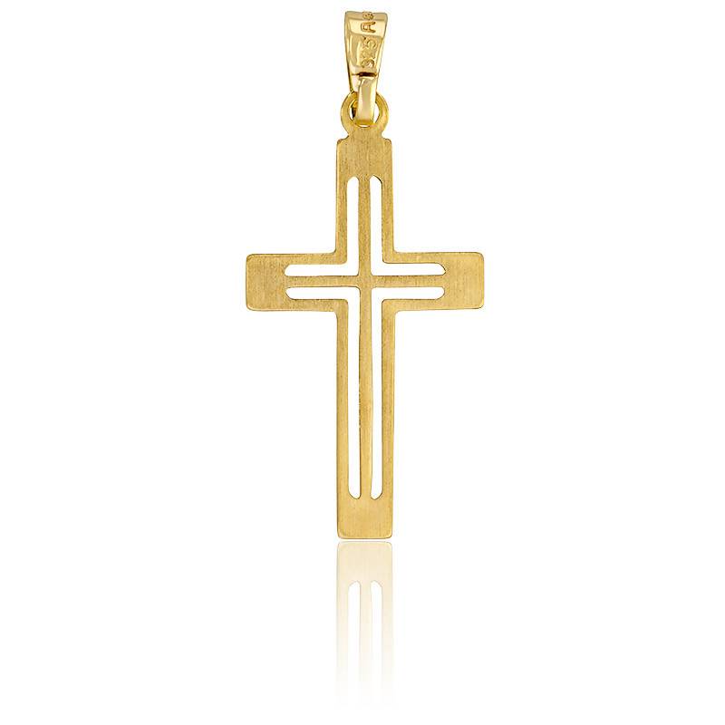 Pendentif croix Latine - Or jaune - 20mm - Arthus Bertrand