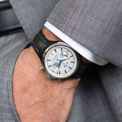 Montre MOT1ON Chronograph Silver - SYE Watches
