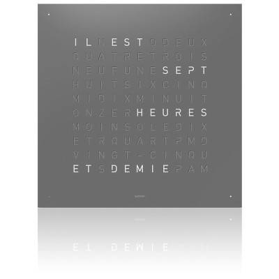 Qlocktwo Classic : Grey Pepper QT4DKGP (Danois) - Qlocktwo