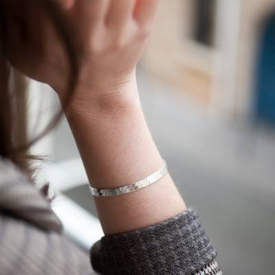 Silver 925 Mirror Link Bracelet, Length 19 cm - Artemis