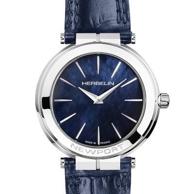 Montre Newport Slim 16922AP60BL - Herbelin